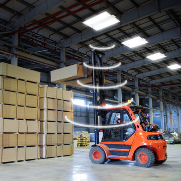 23.75 in. 220-Watt Integrated LED Motion Sensor Shop Light with 28600 Lumens 5000K - JONATHAN Y